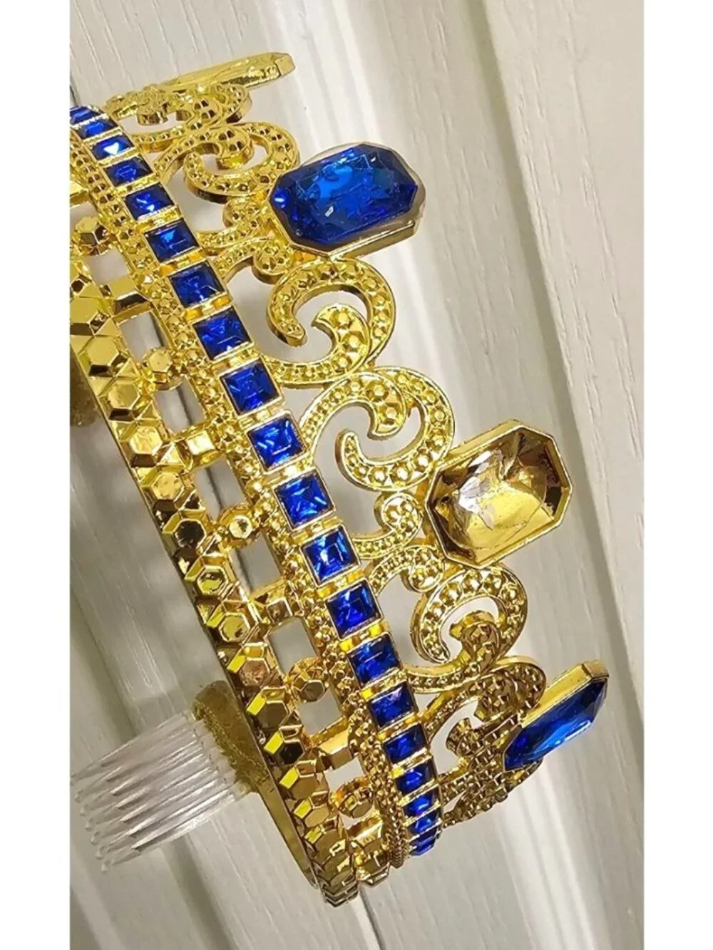 Descendants 3 Audrey Costume Girls 7-8 Tiara Crown Sleeping Beauty Aurora Disney - Picture 5 of 9